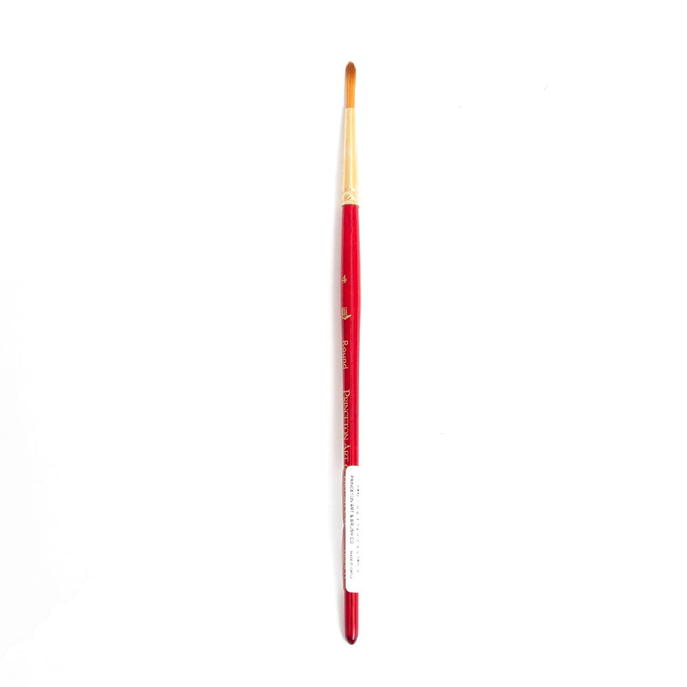 Princeton, Brushes, Art & School, Heritage, Synthetic Sable, Watercolor, 105316, Round, 4